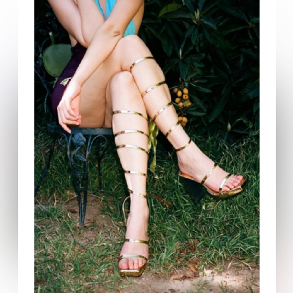 - Jeffrey Campbell - REVOLVE Platform Women Luzy Wrap Around Sandal